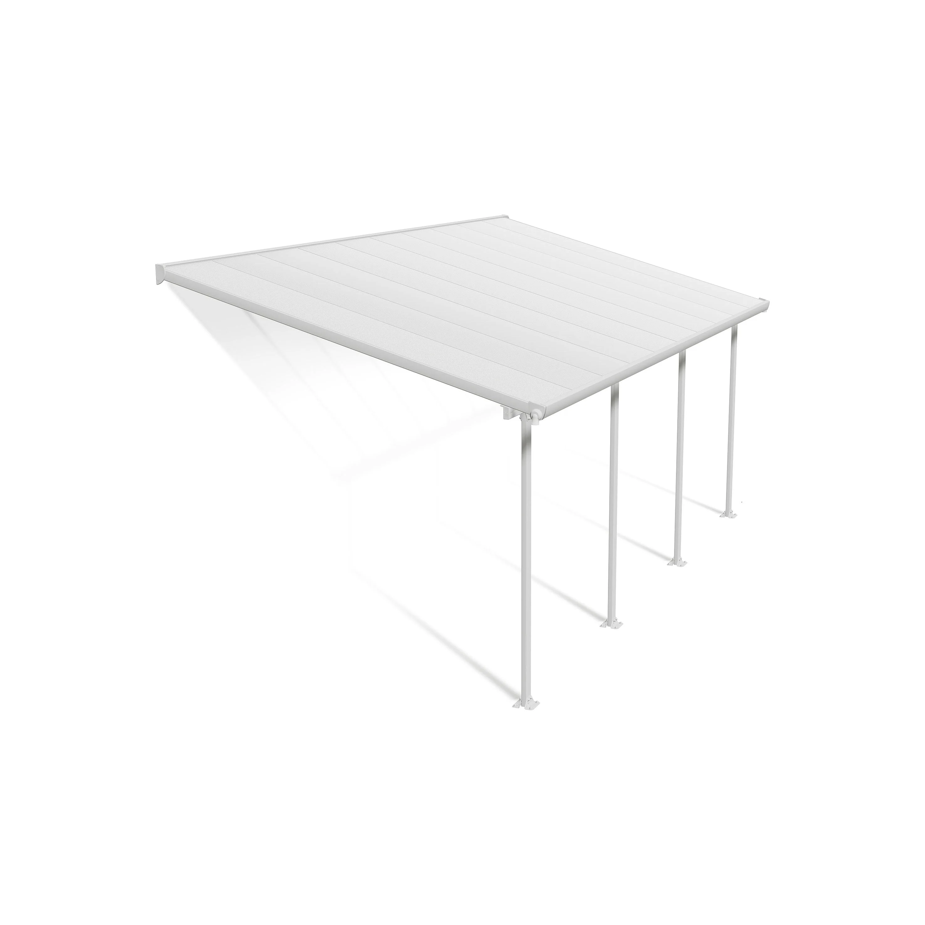 פרגולה אלומיניום Feria לבנה 3X6.1 מבית פלרם - Canopia - Image 2