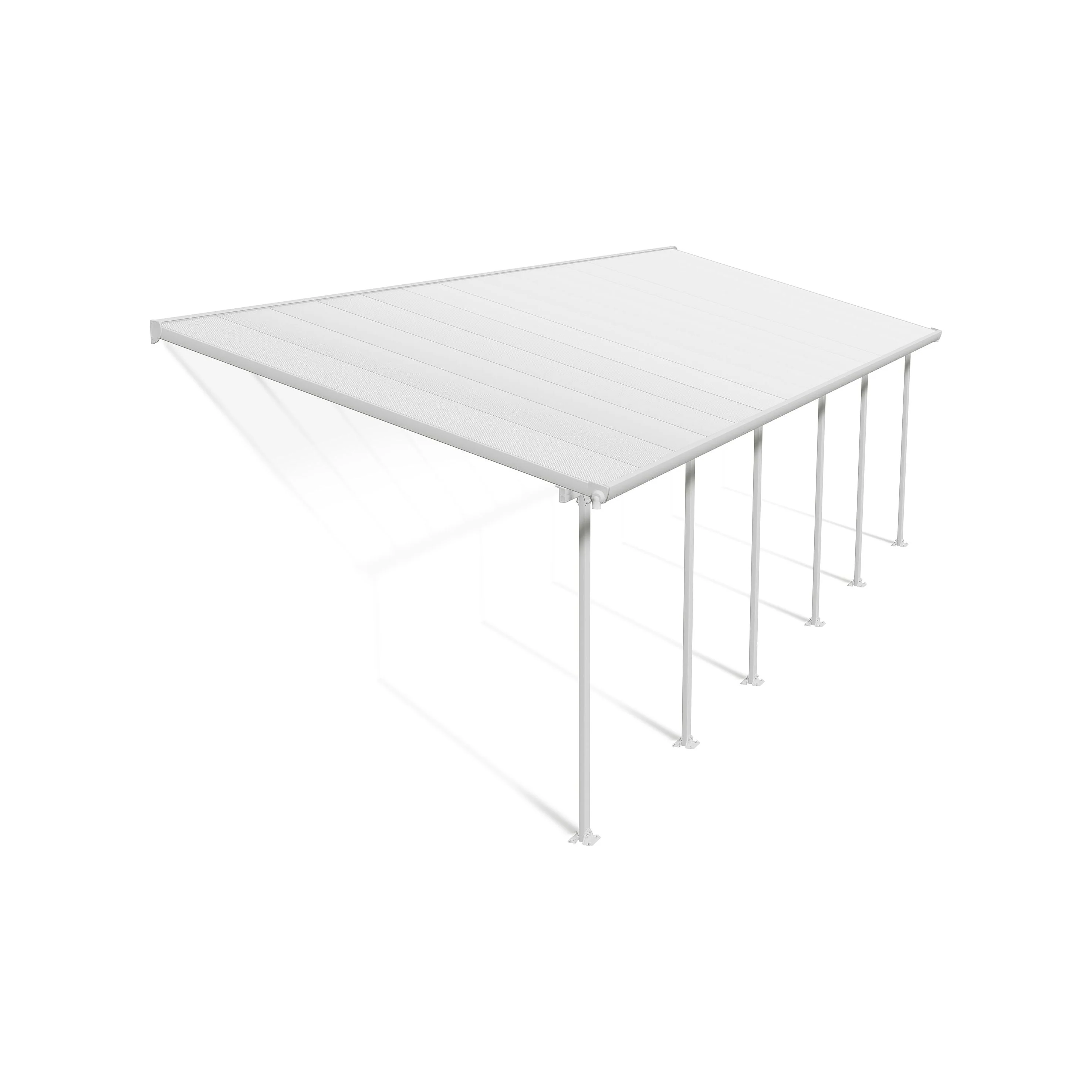 פרגולה אלומיניום Feria לבנה 3X9.2 מבית פלרם - Canopia - Image 2