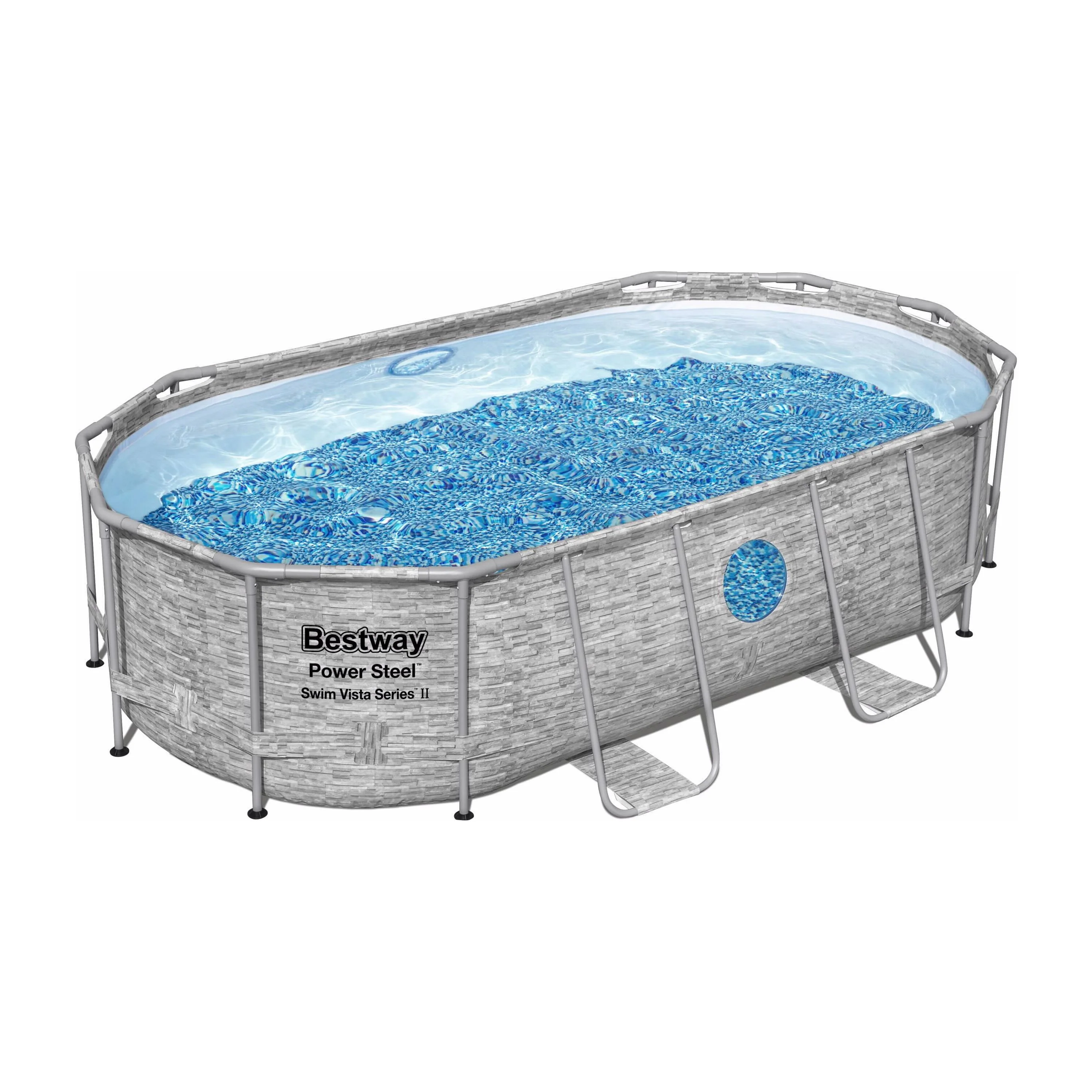 בריכה ביתית אובלית 427*250*100 ס"מ - יבואן רשמי Bestway דגם 56714 - Image 2