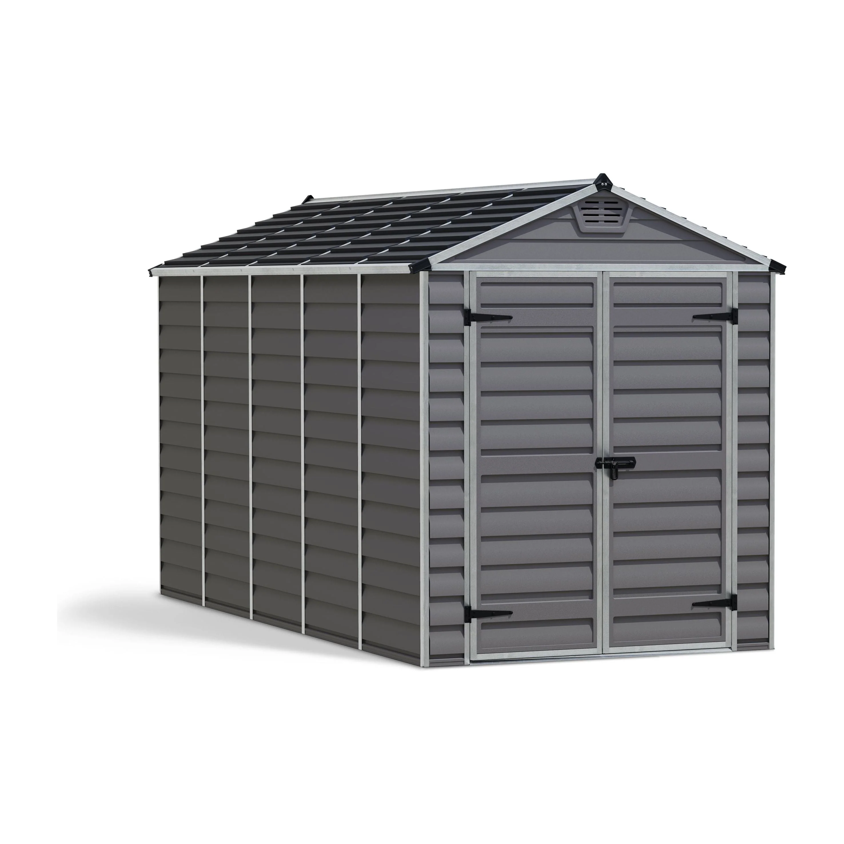 מחסן גינה Skylight אפור 1.9X3.8 מבית פלרם - Canopia