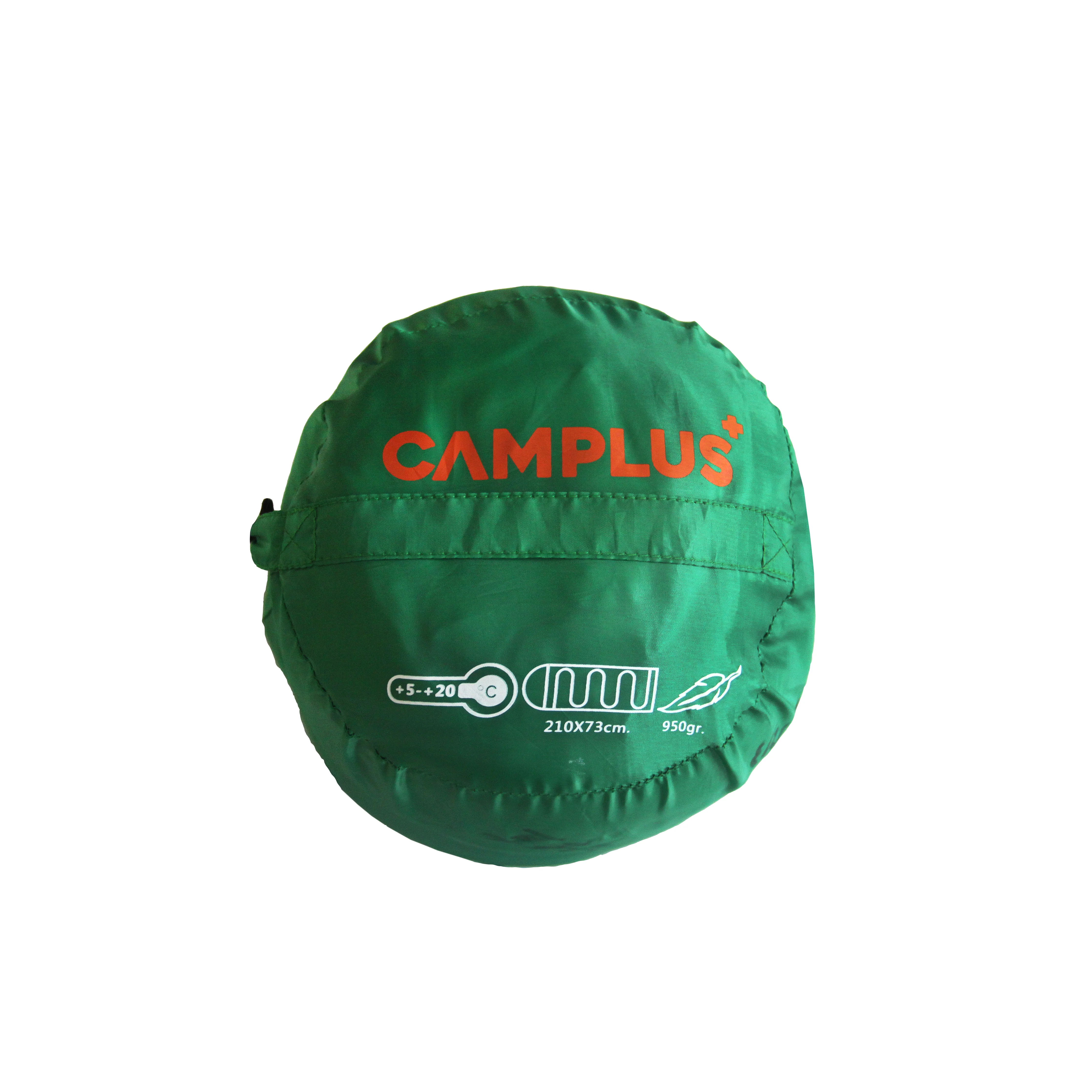 שק שינה דגם בייסיק צבע ירוק CAMPLUS - Image 7