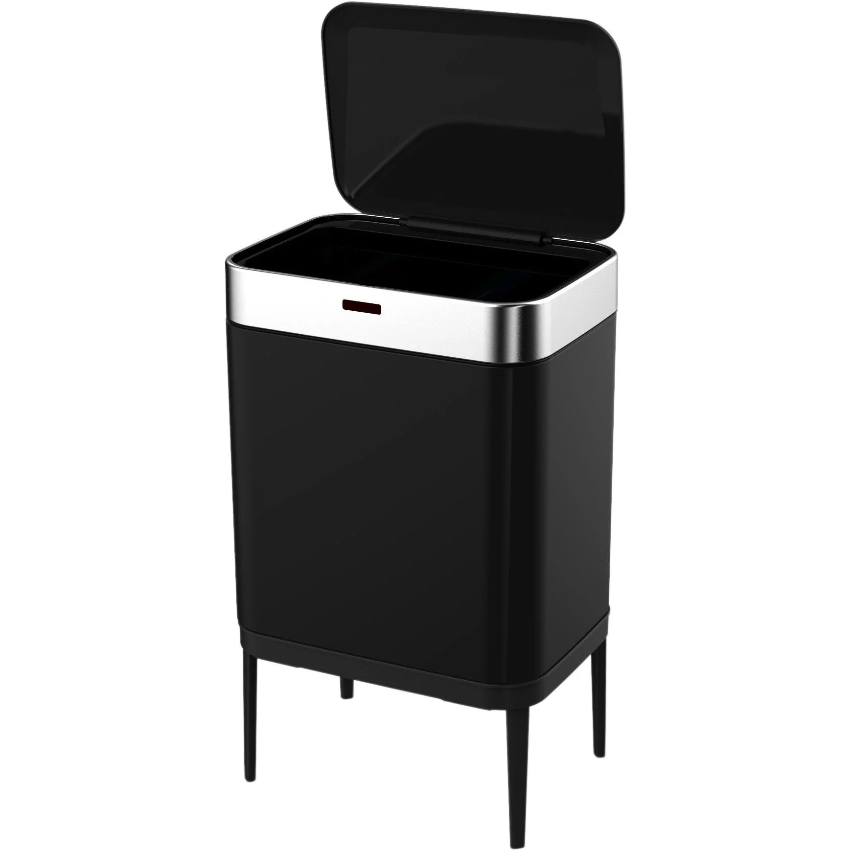 פח אשפה אוטומטי עם חיישן 60L שחור לפלנד - Image 5