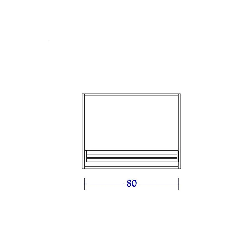 סלסלה עמוקה נשלפת לארון 80 ס"מ - Image 2