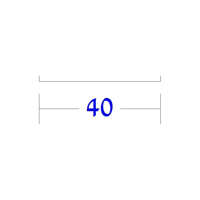 מדף 40 ס"מ לחדר ארונות עץ מולבן - Image 2