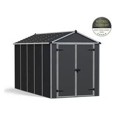 מחסן גינה Rubicon אפור כהה 1.9X3.8 מבית פלרם - Canopia - Image 2