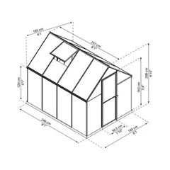 חממה ביתית 1.9X2.5 Mythos מבית פלרם - Canopia - Image 2