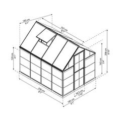 חממה ביתית 1.9X2.5 Hybrid מבית פלרם - Canopia - Image 3