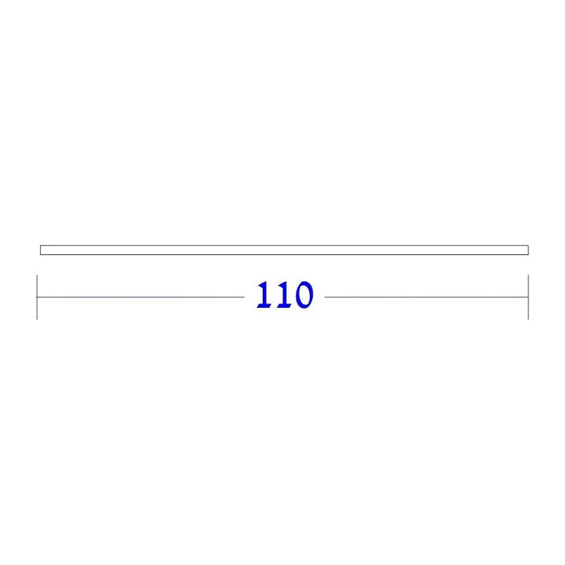 מדף 110 ס"מ לחדר ארונות עץ מולבן - Image 2