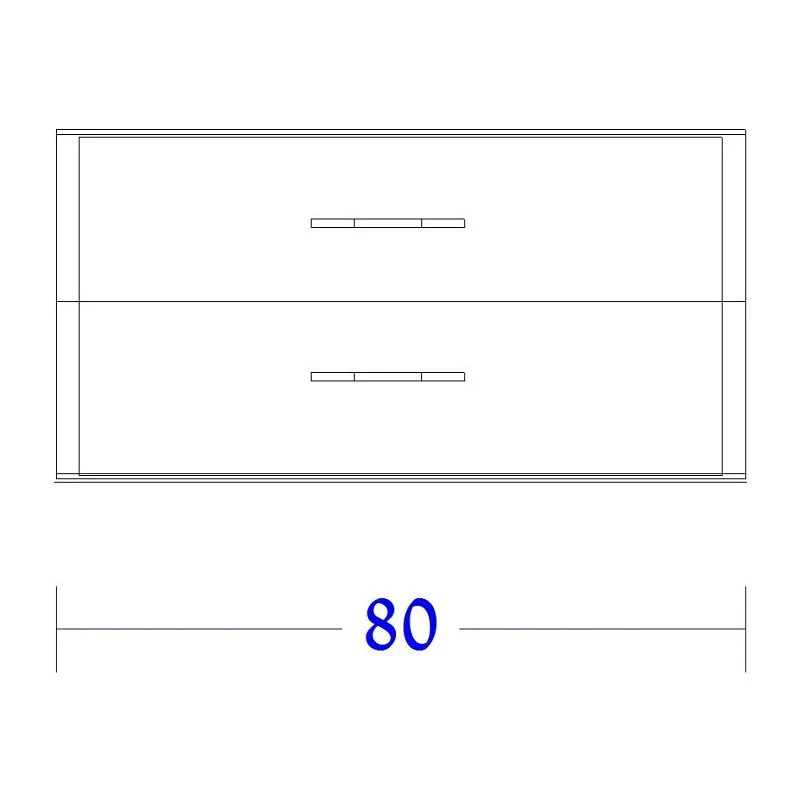 תוספת 2 מגירות 60 ס"מ לחדר ארונות - Image 2