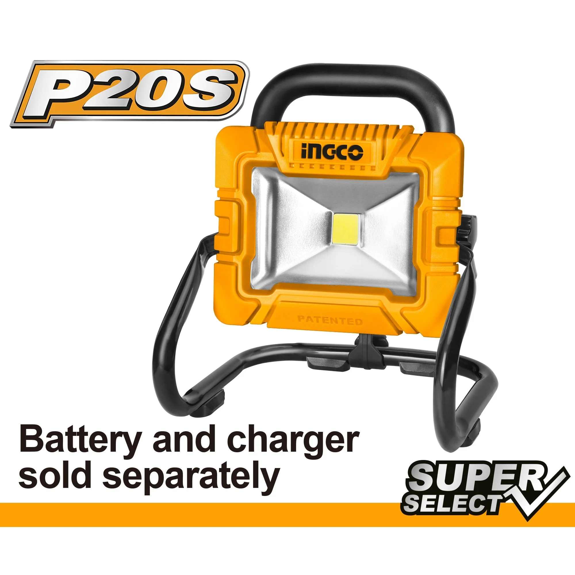 גוף פרוזקטור פנס הצפה 20W אור לבן  20V - Image 3