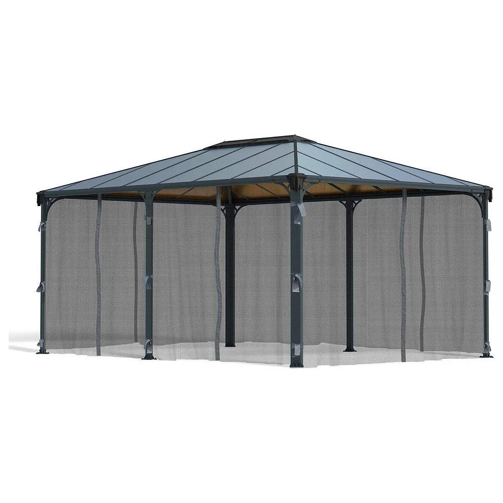 רשתות נגד יתושים לגזיבו Martinique 3.6x5 / Milano 3x4.3 מבית Canopia
