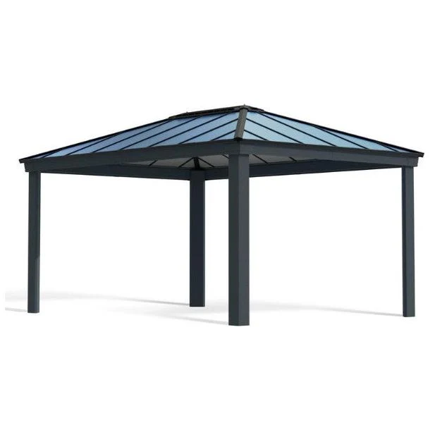 גזיבו Dallas אפור אטום 3.6X4.3 מבית פלרם - Canopia