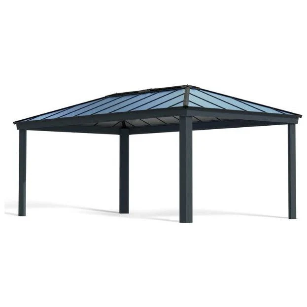גזיבו Dallas אפור אטום 3.6X6.1 מבית פלרם - Canopia
