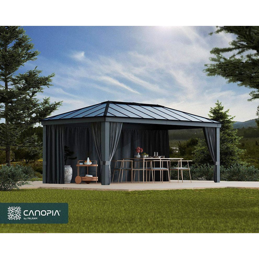וילונות לגזיבו 3.6x6 Dallas מבית פלרם - Canopia