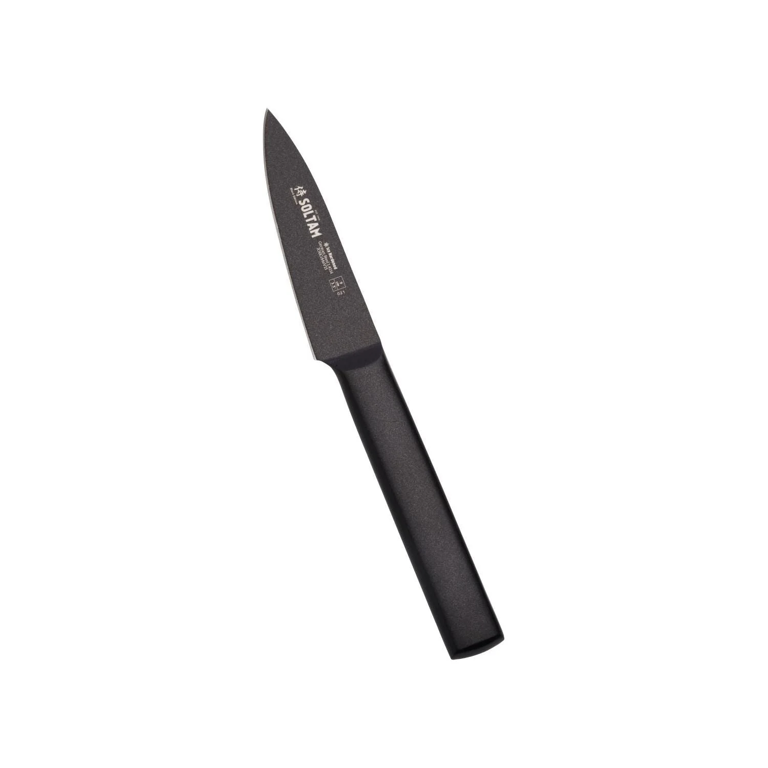 סכין חיתוך 9 ס"מ ציפוי נון סטיק Black Edition סולתם