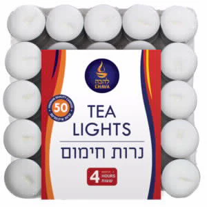 נרות 50 יחידות