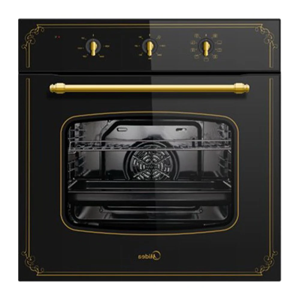 תנור בילד אין רטרו שחור 9 תוכניות MIDEA 65M90M1