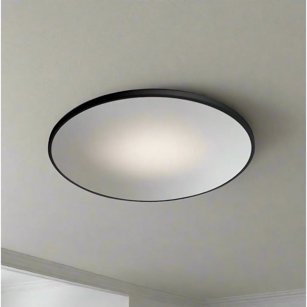 צמוד תקרה שחור  TIME 12W קוטר 18ס"מ IP40 CCT