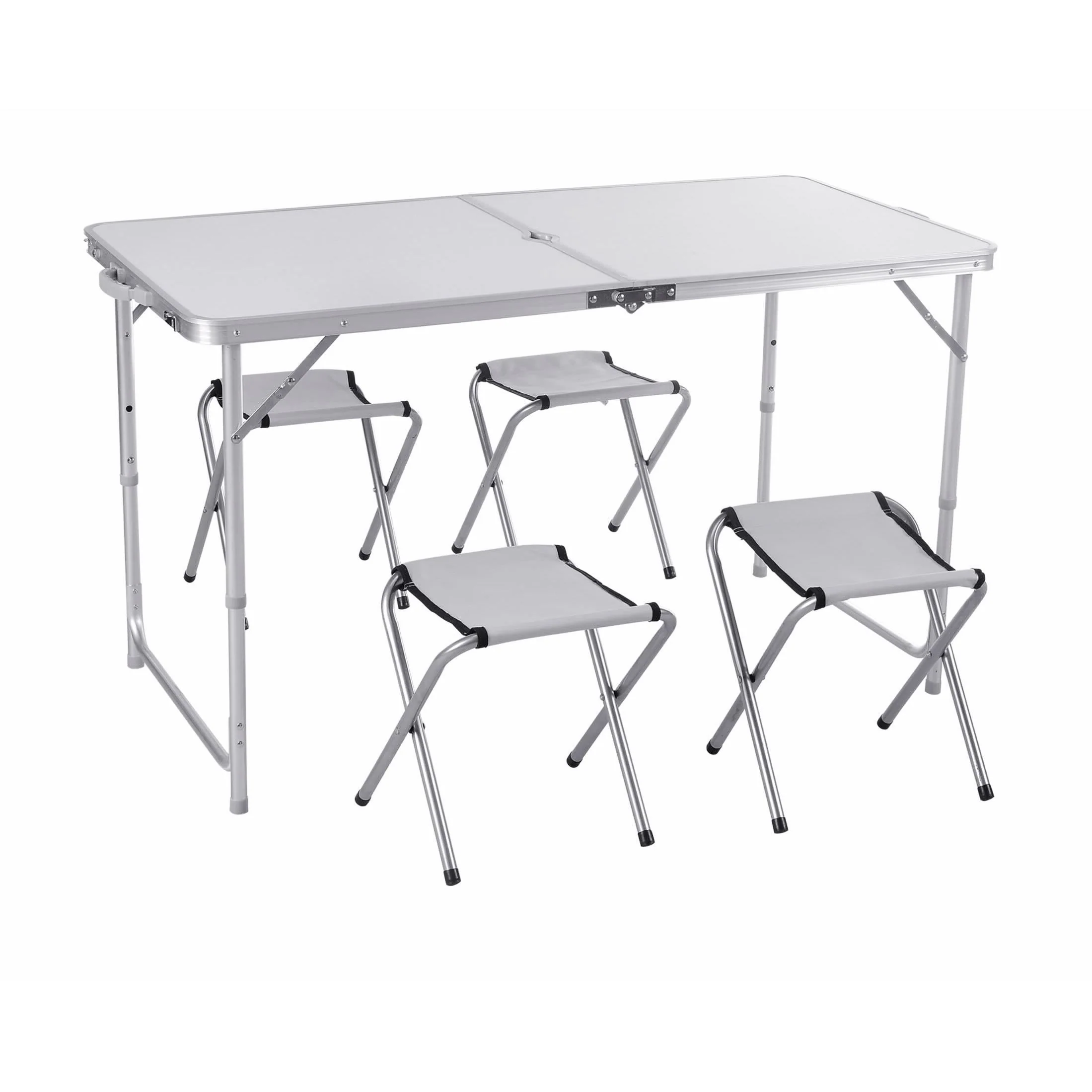 שולחן מתקפל 60*120 ס"מ עם 4 שרפרפים, CAMPTOWN - Image 3