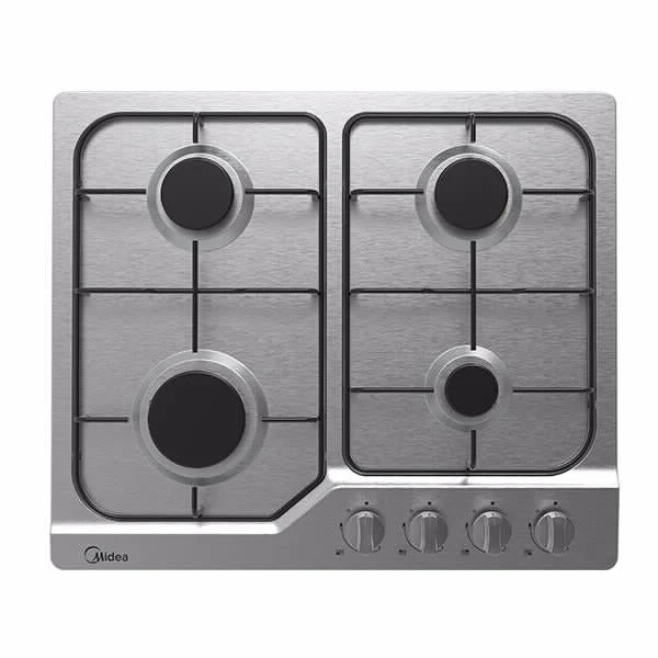 כיריים גז 4 להבות נירוסטהאמאייל 60סמ MIDEA 60SJ401