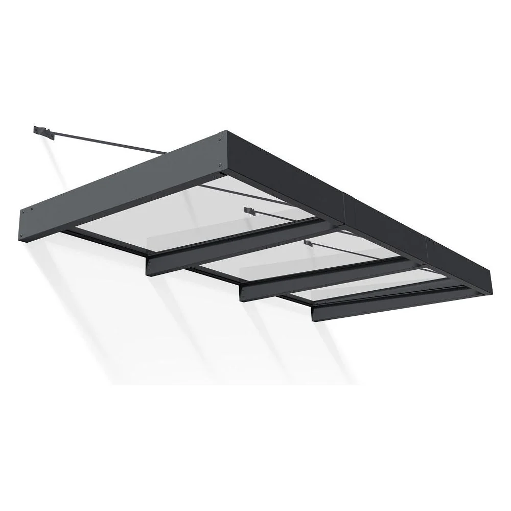 גגון Sophia XL אפור-שקוף 1.4X2.9 עיצוב מודרני מבית פלרם - Canopia