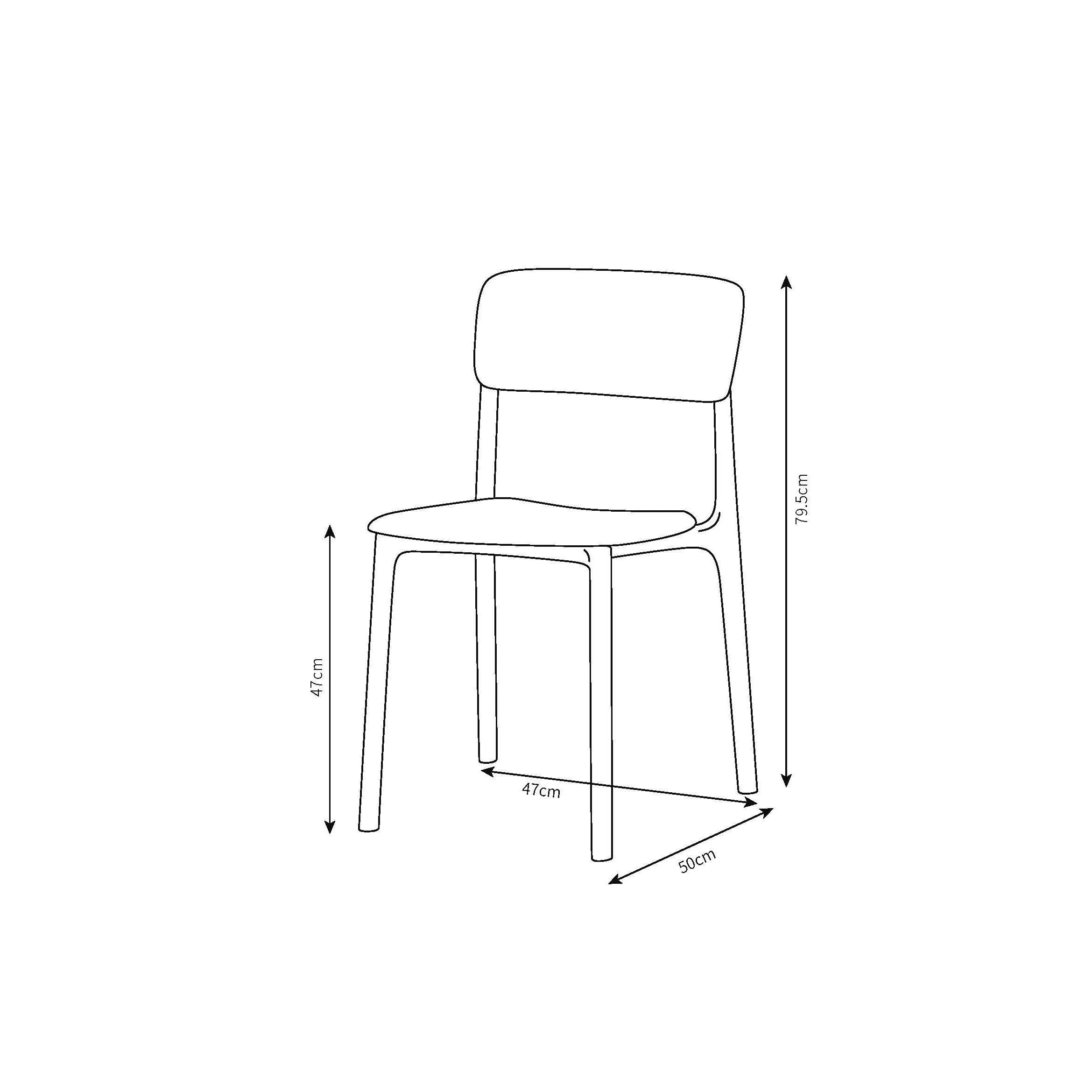 כסא אוראן שחור - Image 6