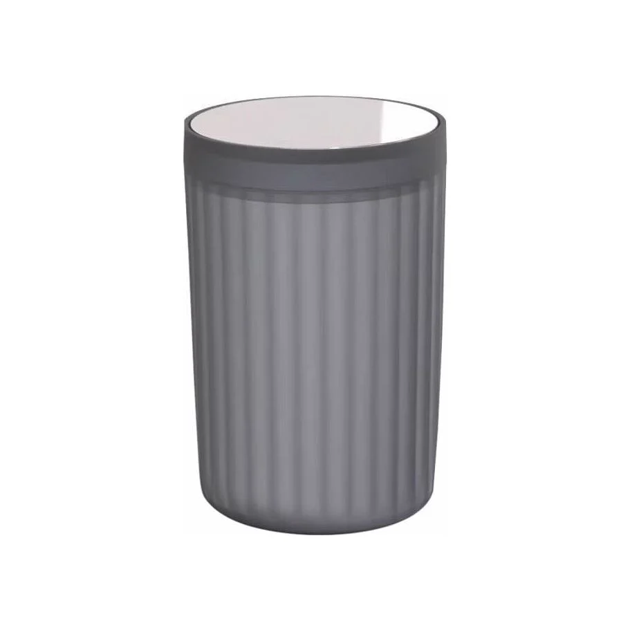 פח 5 ליטר מכסה מתנדנד אפור קליר