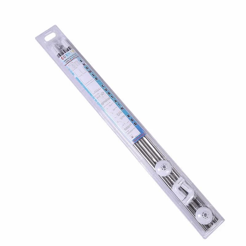 מוט פינתי לוילון 165*80 ס"מ כסוף - Image 2