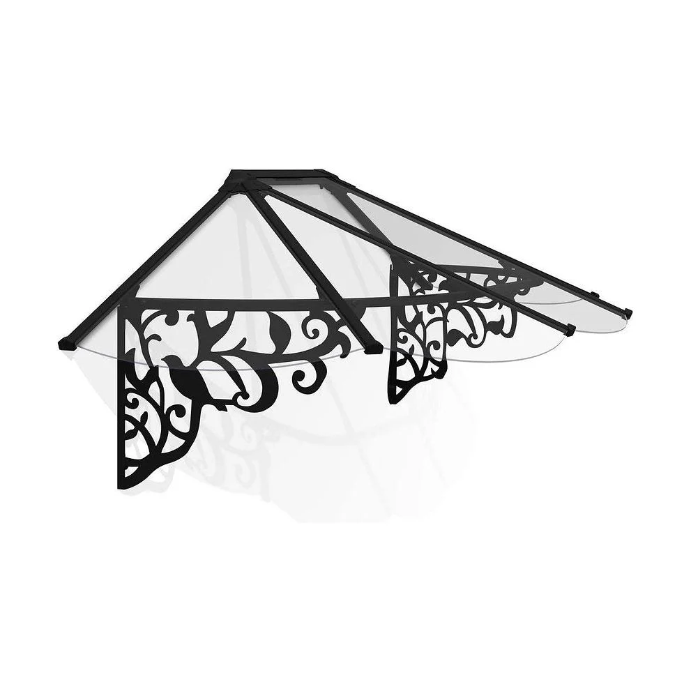 גגון Lily שחור-שקוף 0.9X2.1 בעיצוב רטרו מבית פלרם - Canopia - Image 2