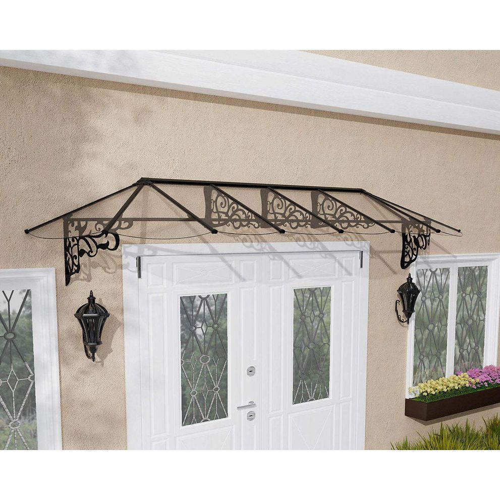 גגון Lily שחור-שקוף 0.9X3.7 בעיצוב רטרו מבית פלרם - Canopia - Image 4