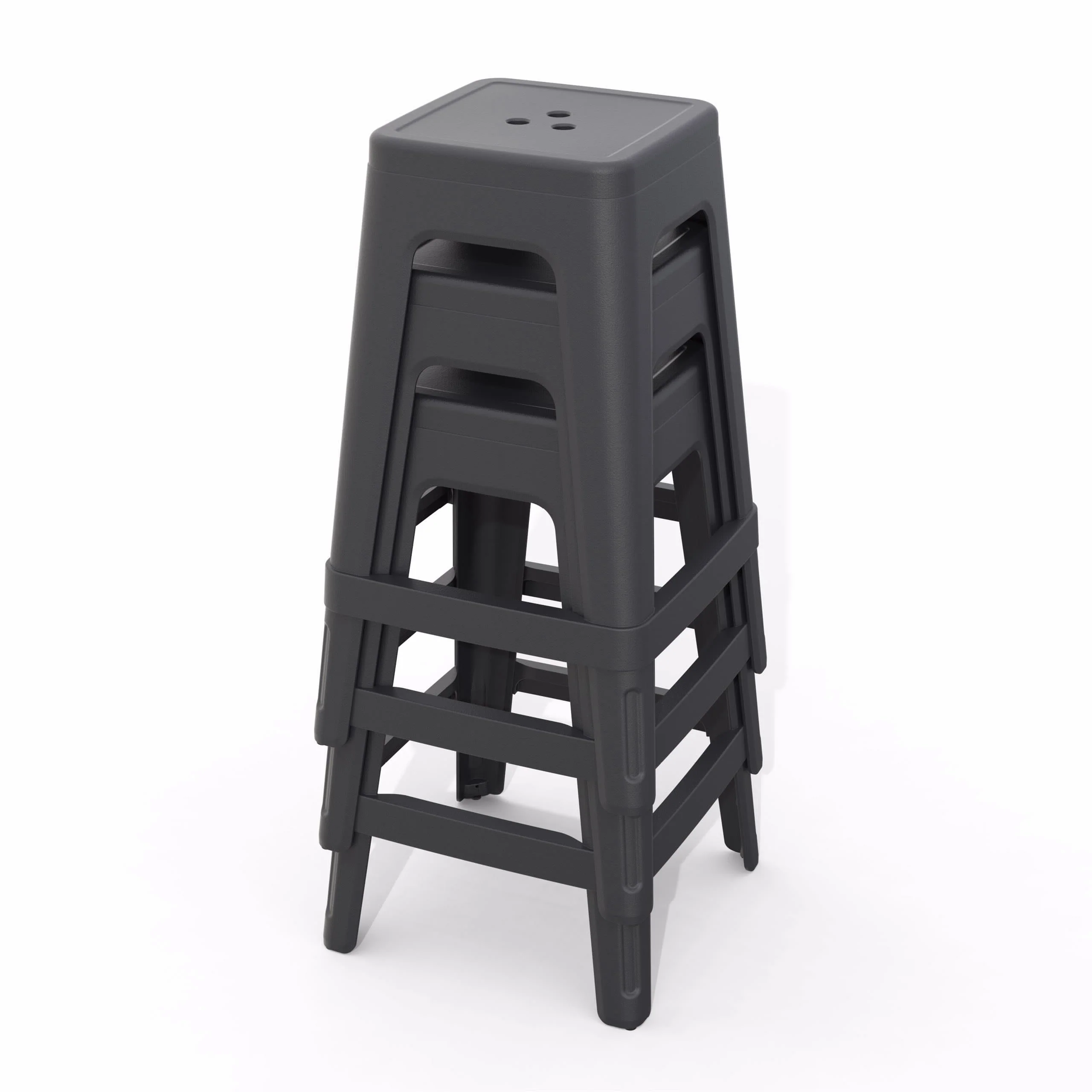 כסא בר לוקה אפור - Image 4