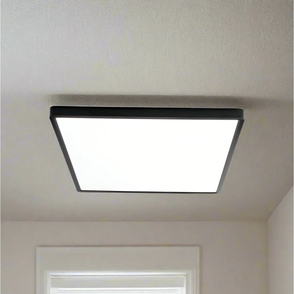 צמוד תקרה TIME שחור 48W קוטר 45X45ס"מ CCT