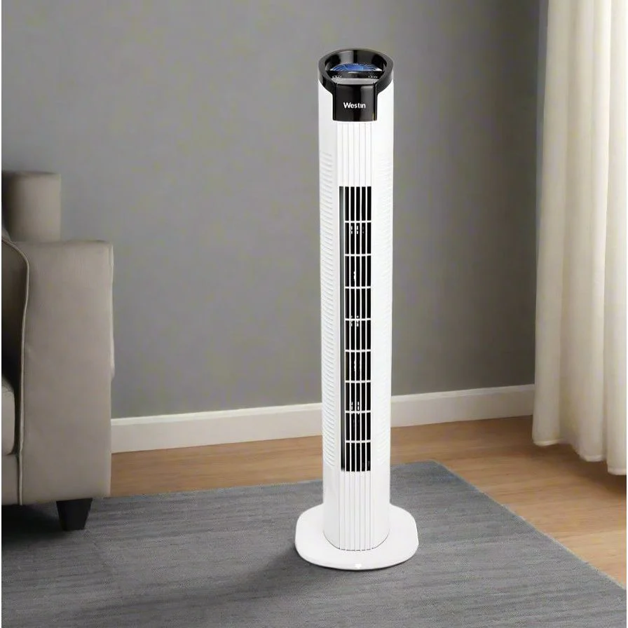 מאוורר מגדל + שלט לבן 50W דגם TST-RF של WESTIN