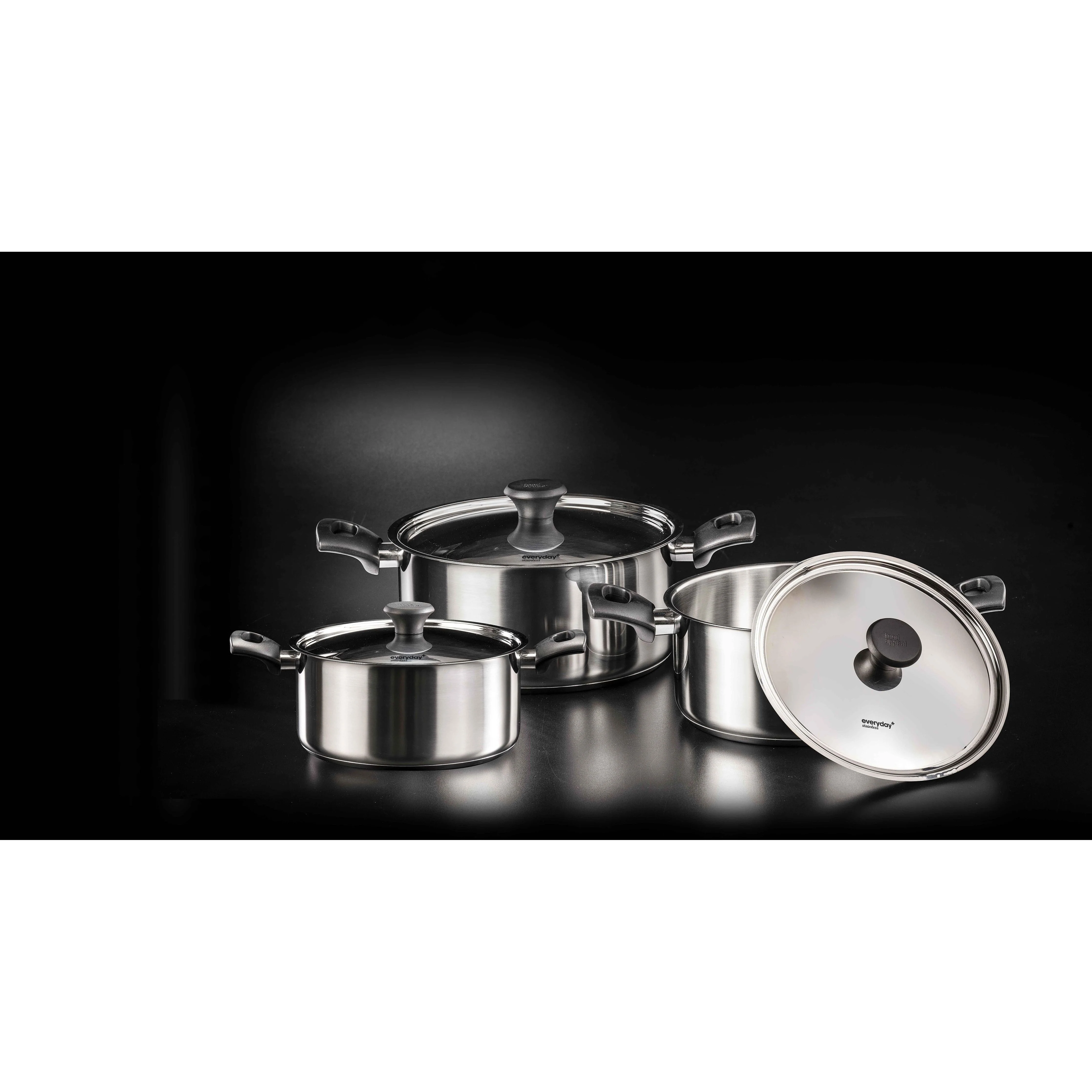 סיר נירוסטה 24 סמ 5.2 ליטר EVERYDAY+ STAINLESS - Image 2
