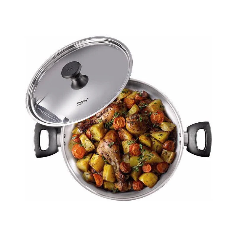 סיר נירוסטה 28 סמ 7.7 ליטר EVERYDAY+ STAINLESS - Image 2
