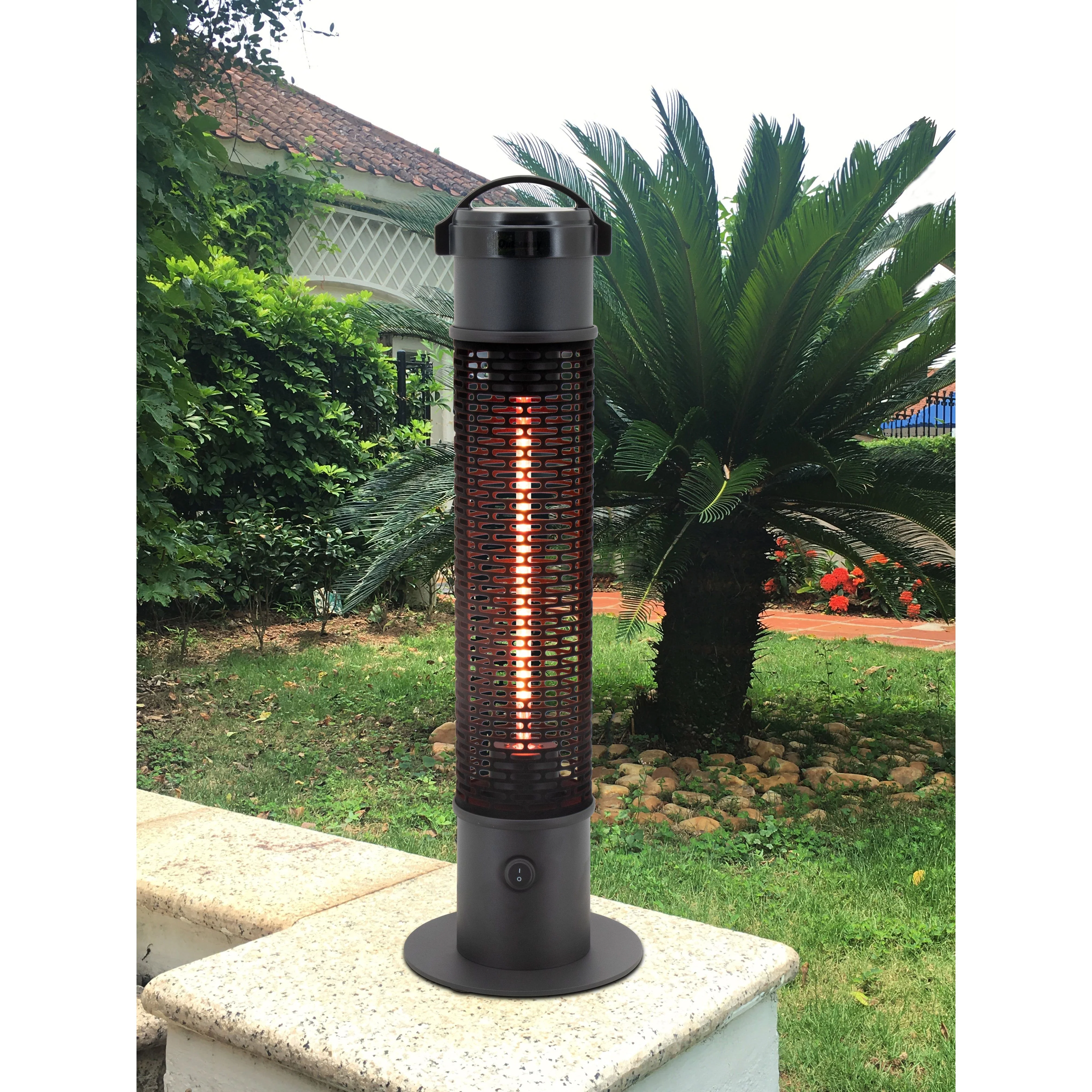 תנור חימום עומד 360 שחור 1200W דגם HC-65 - Image 3