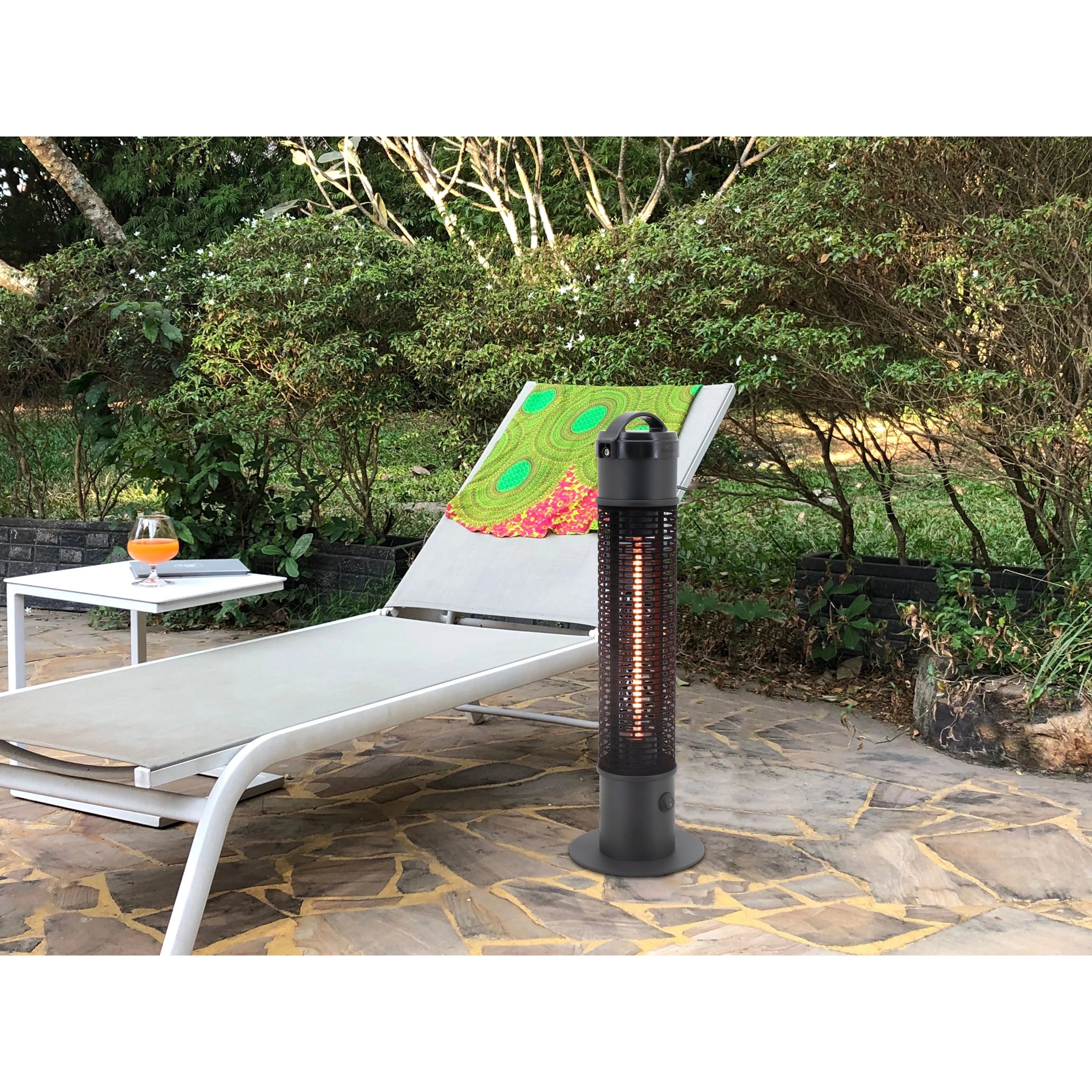 תנור חימום עומד 360 שחור 1200W דגם HC-65 - Image 4