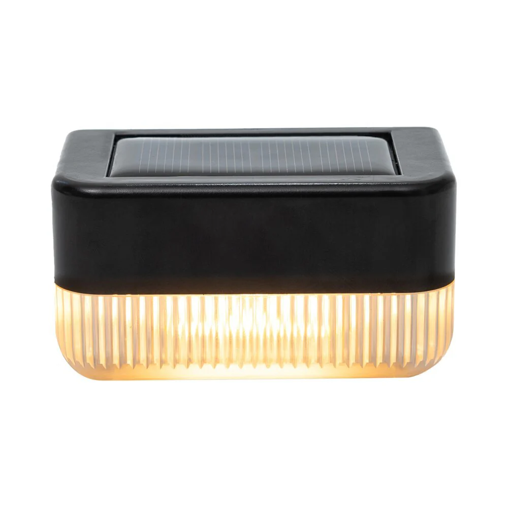 זוג תאורה סולארית שחור BLAZE 3W IP44 אור חם - Image 2