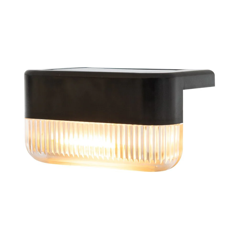 זוג תאורה סולארית שחור BLAZE 3W IP44 אור חם - Image 3