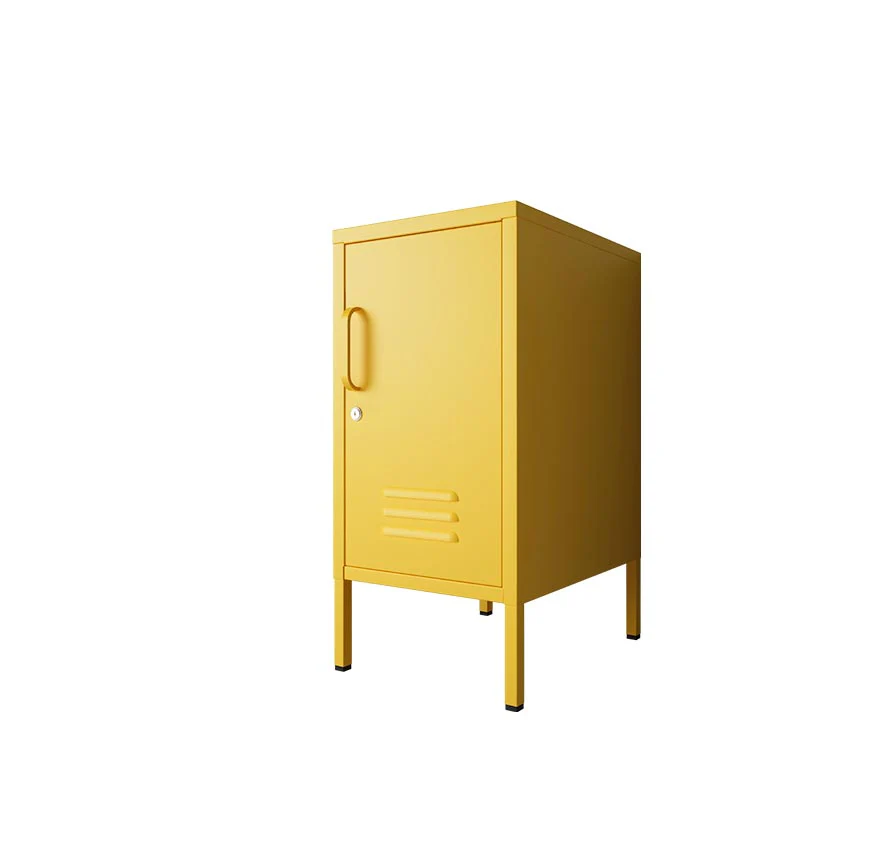 ארונית מתכת מיני צהובה - Image 2