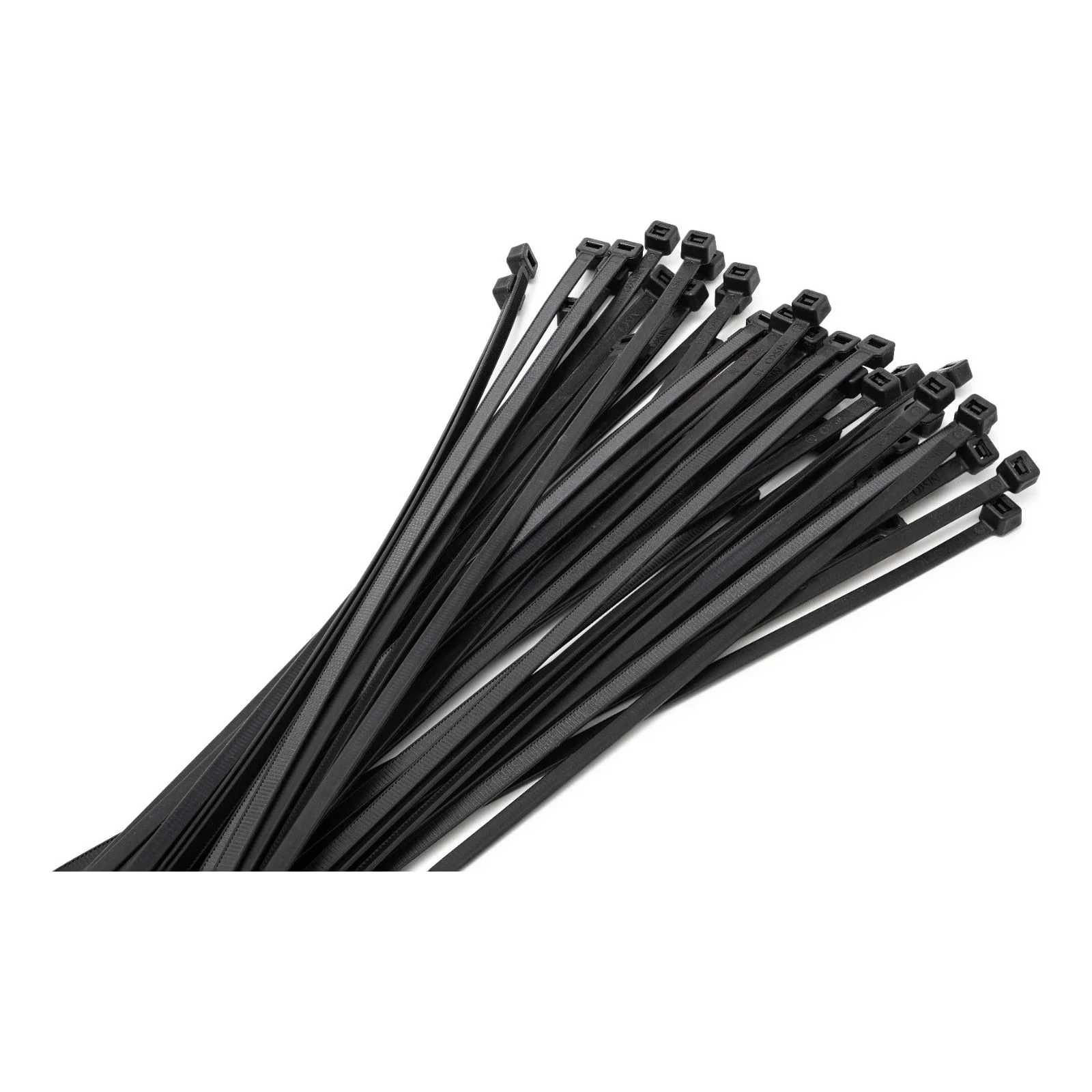 חבק ניילון (אזיקון) שחור 100 יחידות 300X7.6MM