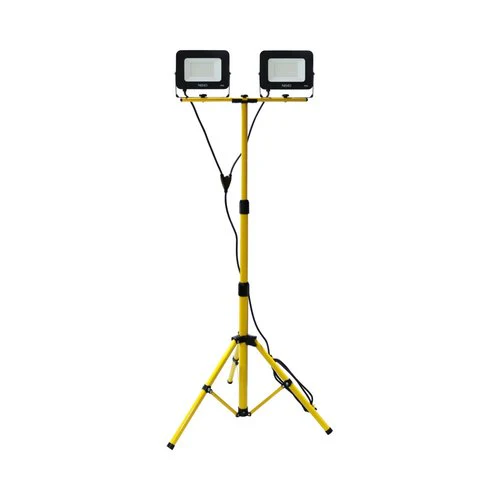 פנסי הצפה עם חצובה WORKER 50Wx2 אור קר