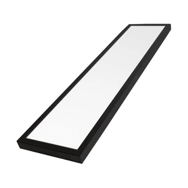 צמוד תקרה שחור מלבני 65W CCT קוטר 120X30 ס"מ - Image 2