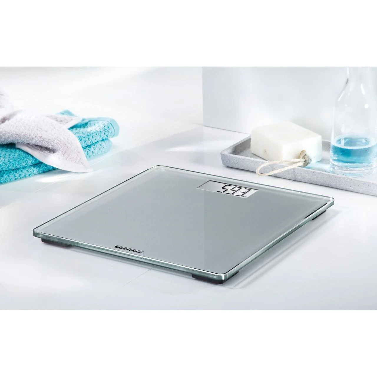 משקל אדם יוקרתי דגם Style Sense Compact 63852 מבית SOEHNLE אפור