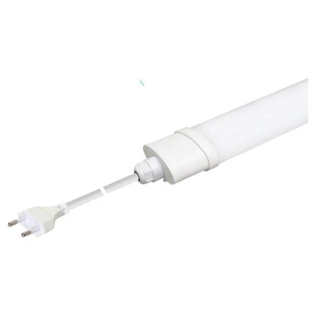גוף תאורה LED 36W מוגן מים+כבל 2 מטר+שקע 6500K IP65