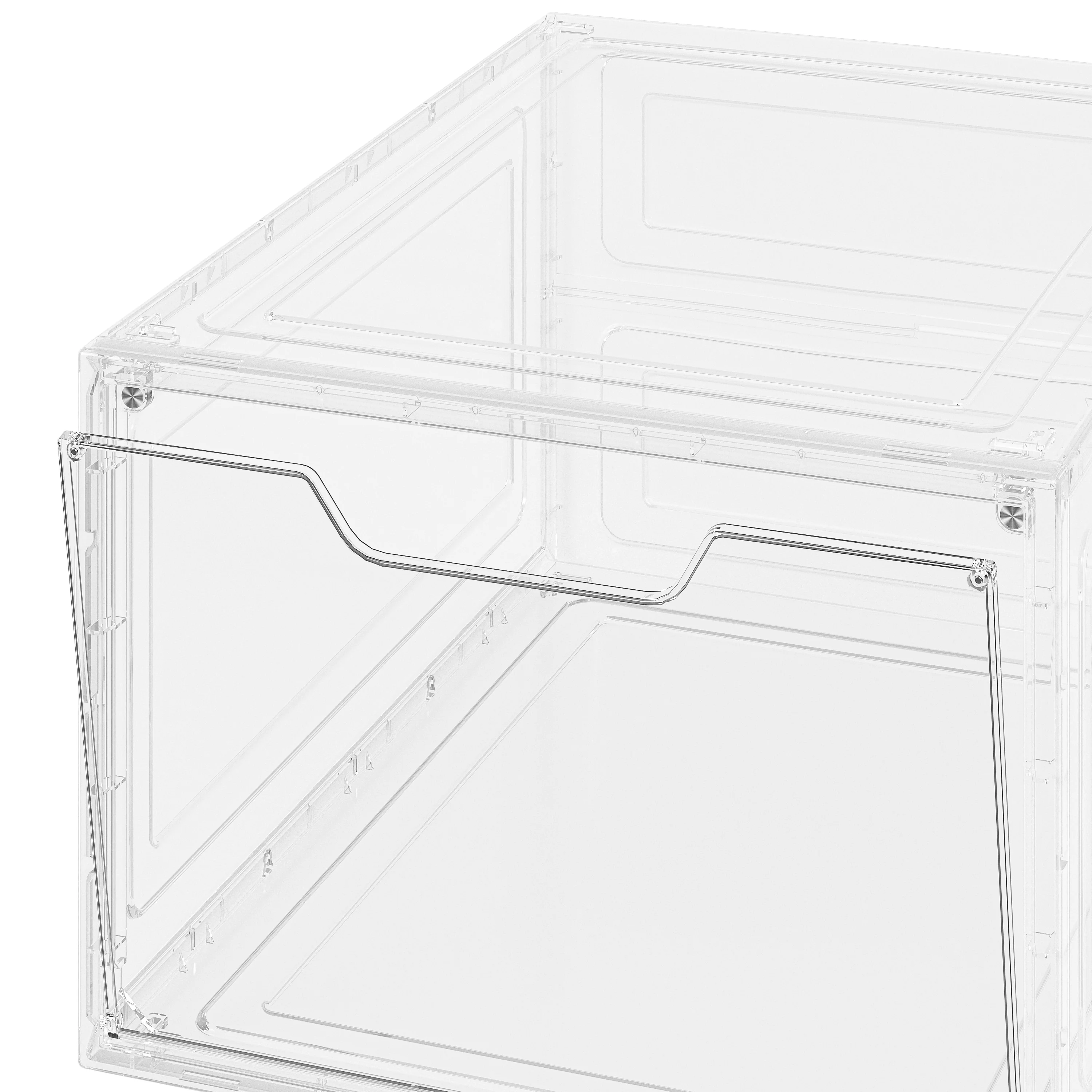 סט 4 קופסאות לאחסון נעליים מידה: 34X25X18.4 ס"מ