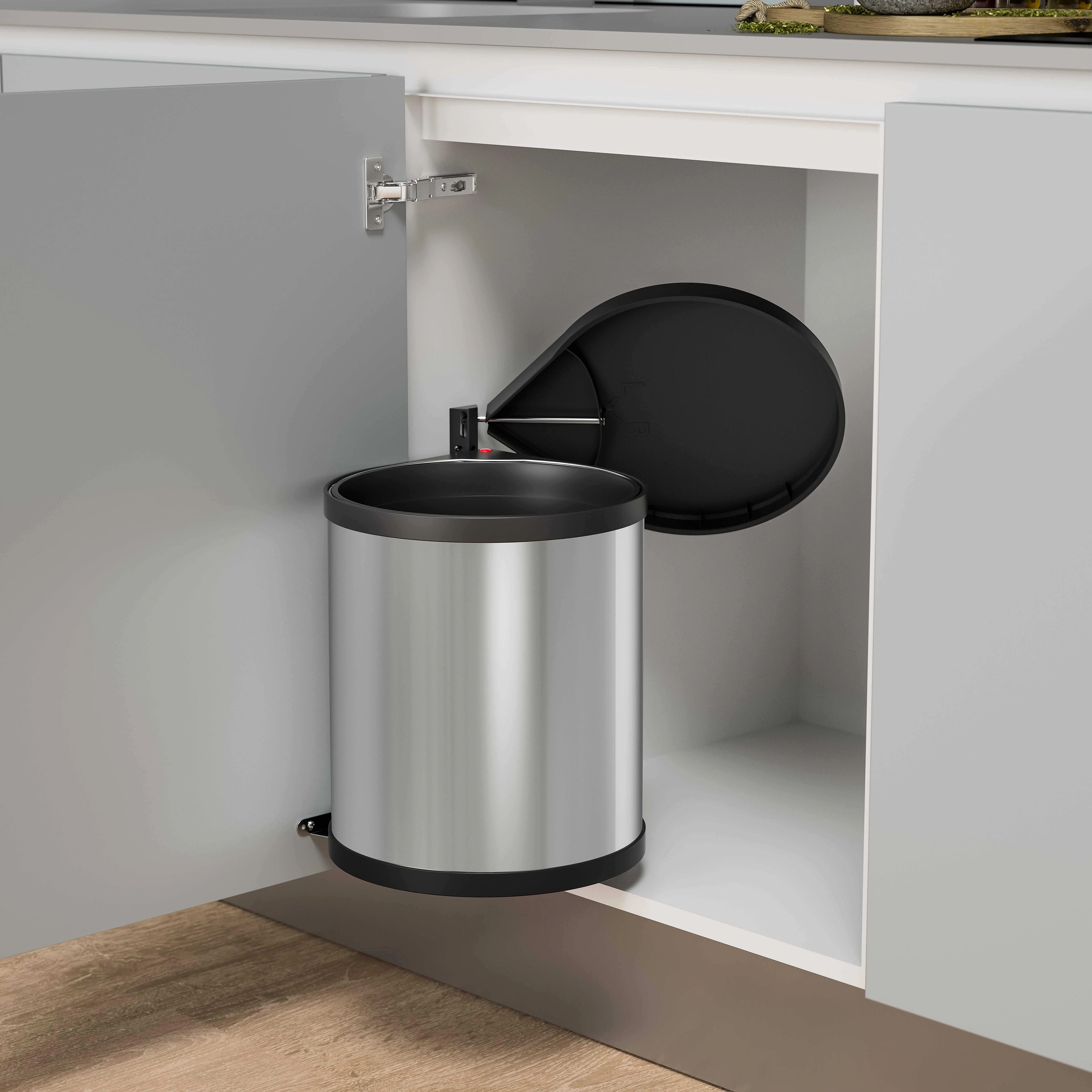 פח אשפה ארון נירוסטה Compact-Box M - Image 3
