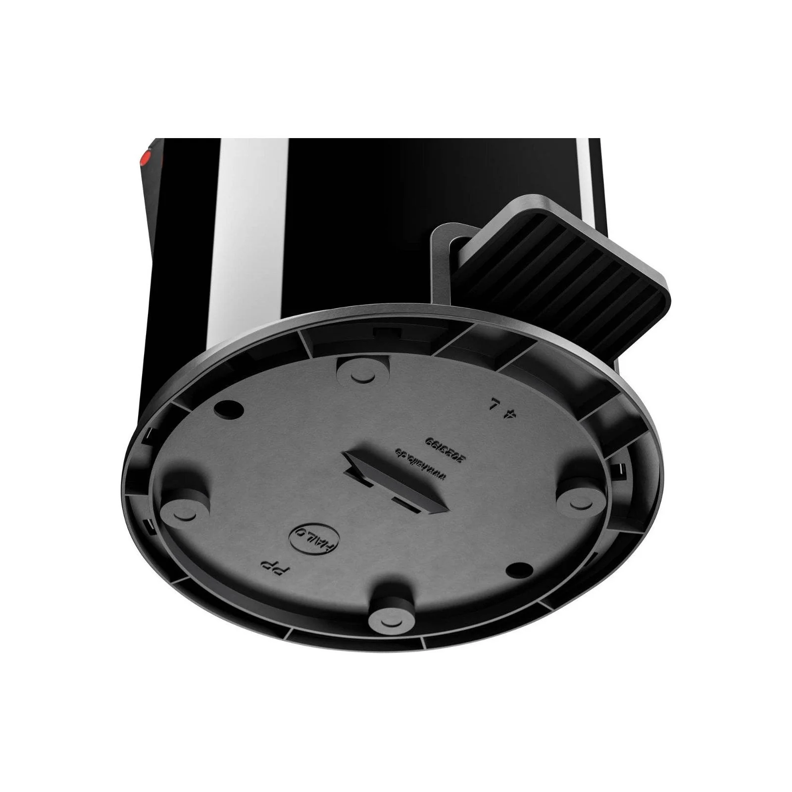 פח אשפה דוושה עגול 3 ליטר Hailo גרמניה סדרת Pure S שחור - Image 6