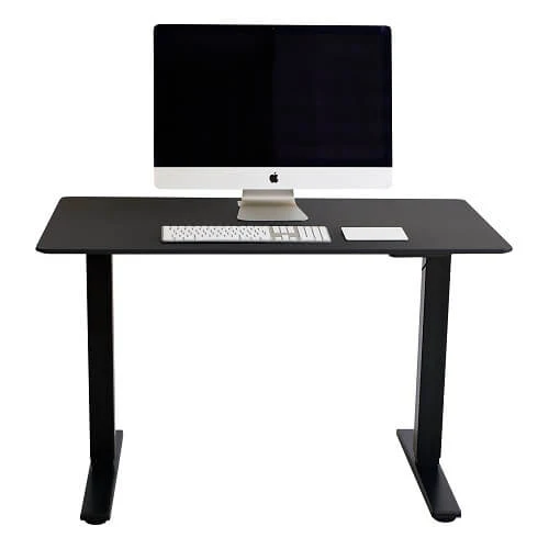 שולחן עבודה פנאומטי רוחב 120 ס"מ דגם Sit Stand Table מבית Keisar שחור - Image 2