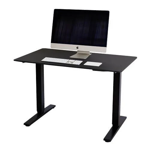 שולחן עבודה פנאומטי רוחב 120 ס"מ דגם Sit Stand Table מבית Keisar שחור - Image 3
